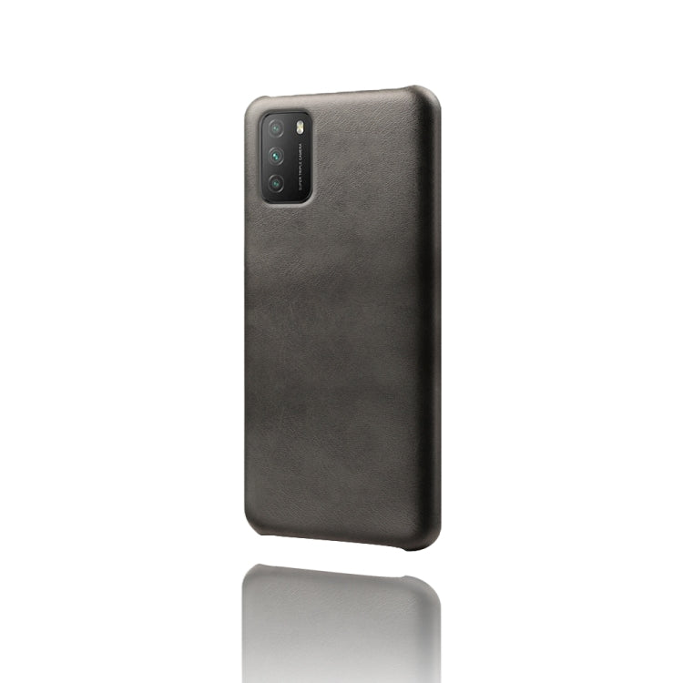 For Xiaomi Poco M3 Calf Texture PC + PU Phone Case