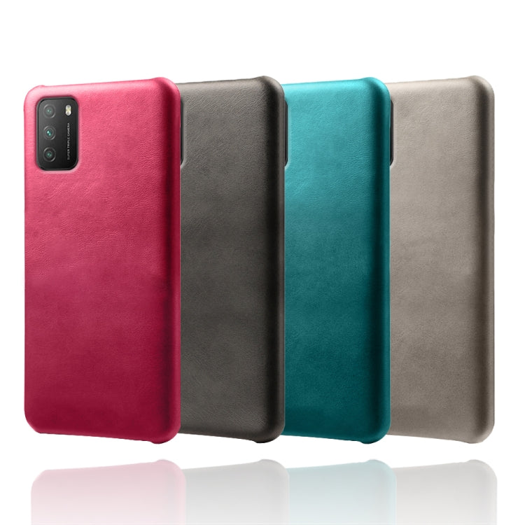 For Xiaomi Poco M3 Calf Texture PC + PU Phone Case