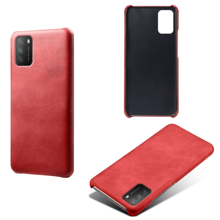 For Xiaomi Poco M3 Calf Texture PC + PU Phone Case