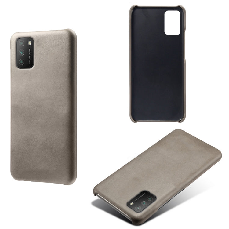 For Xiaomi Poco M3 Calf Texture PC + PU Phone Case