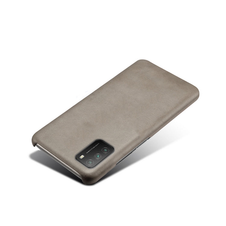 For Xiaomi Poco M3 Calf Texture PC + PU Phone Case