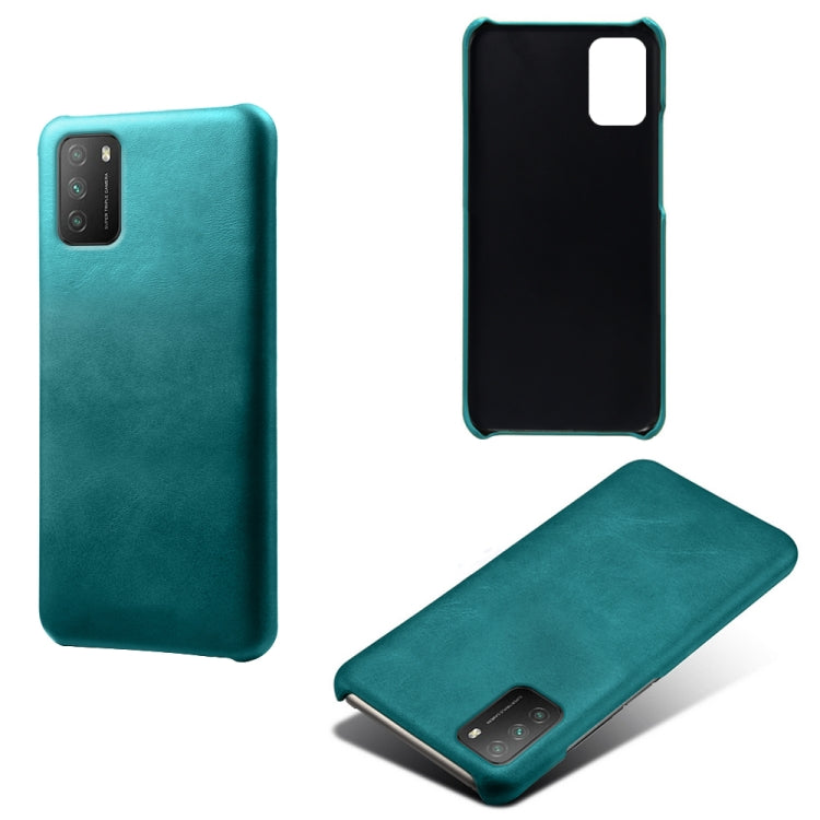 For Xiaomi Poco M3 Calf Texture PC + PU Phone Case
