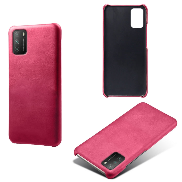 For Xiaomi Poco M3 Calf Texture PC + PU Phone Case