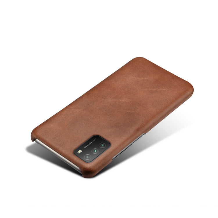 For Xiaomi Poco M3 Calf Texture PC + PU Phone Case
