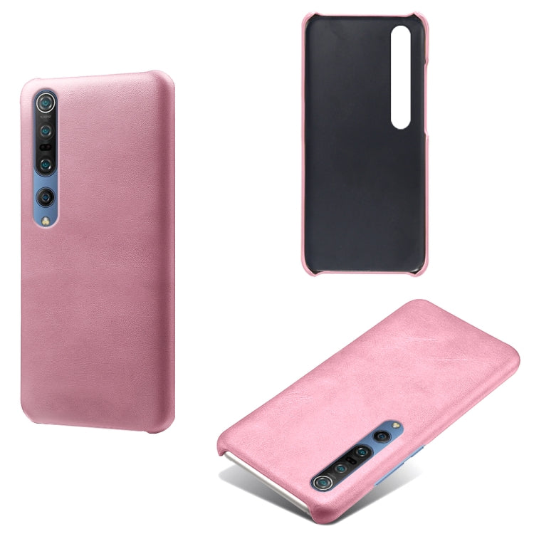 For Xiaomi Mi 10 5G / Mi 10 Pro 5G Calf Texture PC + PU Phone Case