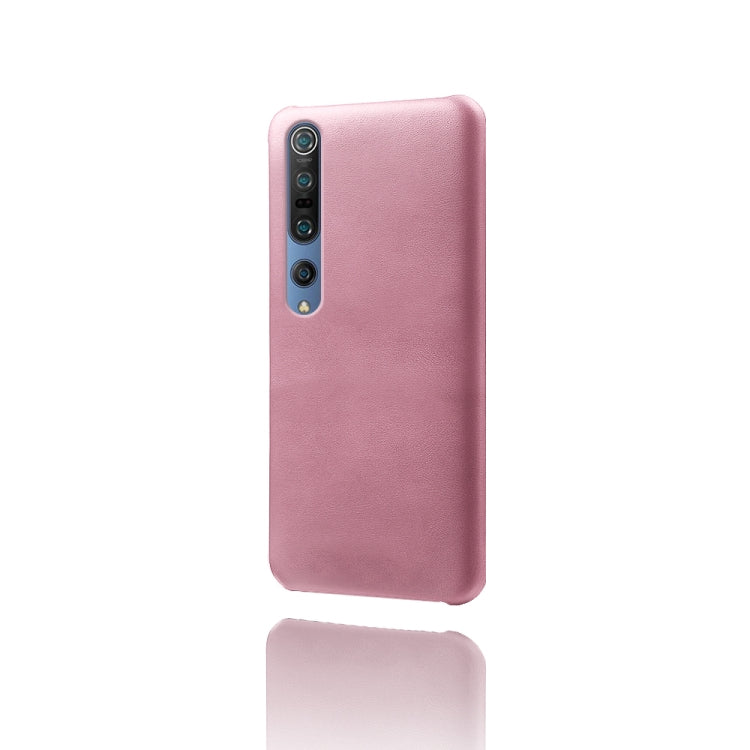 For Xiaomi Mi 10 5G / Mi 10 Pro 5G Calf Texture PC + PU Phone Case