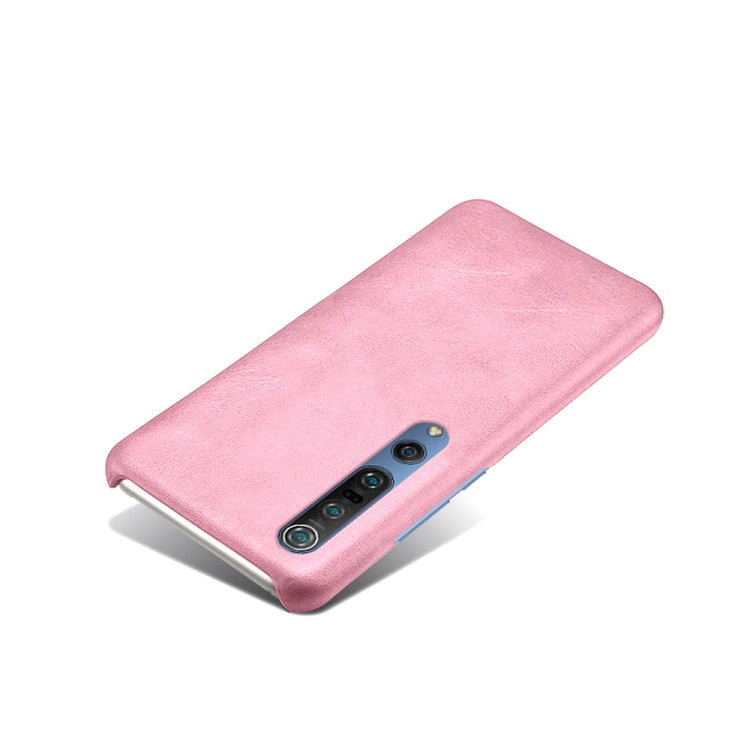 For Xiaomi Mi 10 5G / Mi 10 Pro 5G Calf Texture PC + PU Phone Case