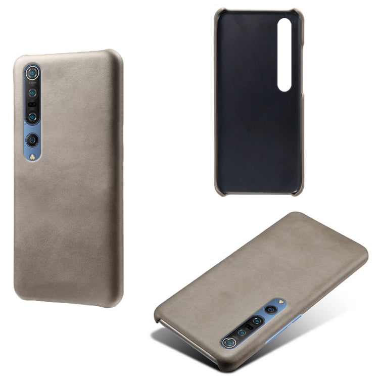 For Xiaomi Mi 10 5G / Mi 10 Pro 5G Calf Texture PC + PU Phone Case