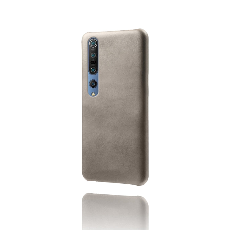 For Xiaomi Mi 10 5G / Mi 10 Pro 5G Calf Texture PC + PU Phone Case