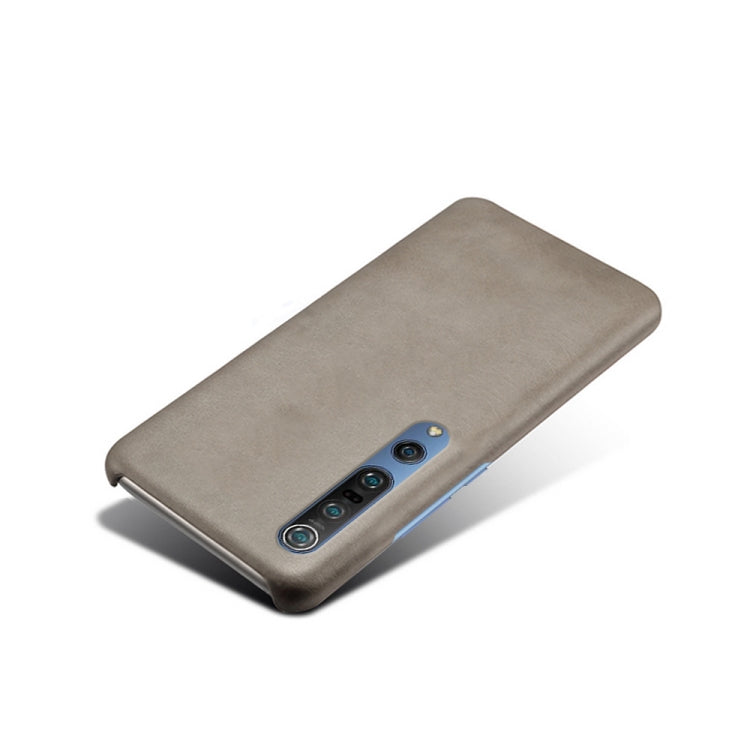 For Xiaomi Mi 10 5G / Mi 10 Pro 5G Calf Texture PC + PU Phone Case