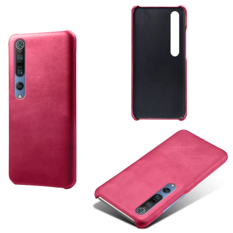 For Xiaomi Mi 10 5G / Mi 10 Pro 5G Calf Texture PC + PU Phone Case