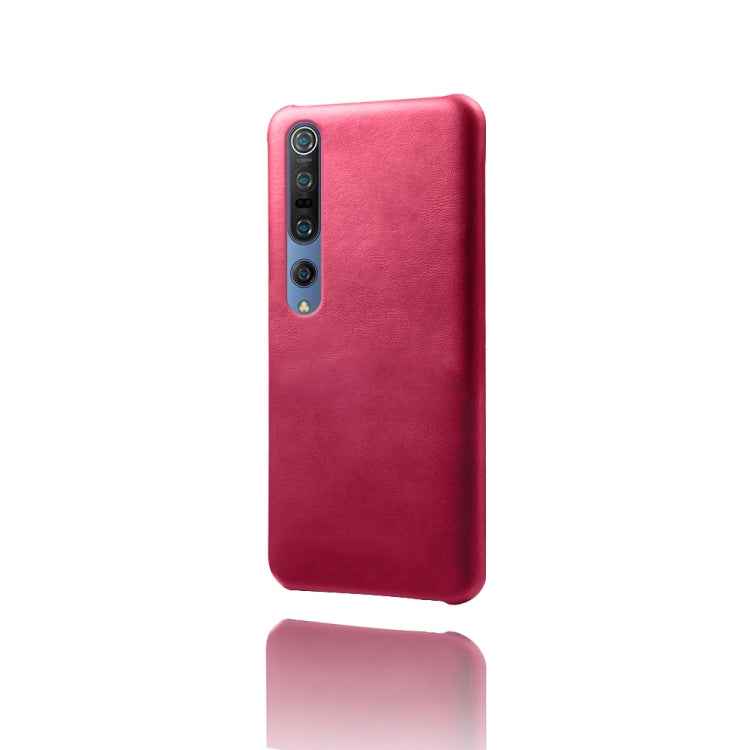 For Xiaomi Mi 10 5G / Mi 10 Pro 5G Calf Texture PC + PU Phone Case