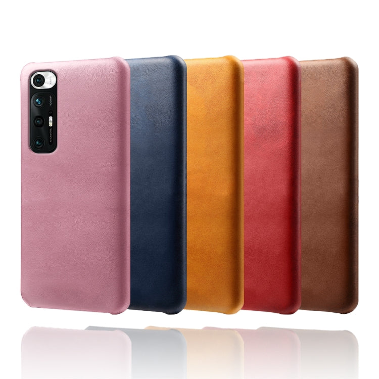 For Xiaomi Mi 10S Calf Texture PC + PU Phone Case