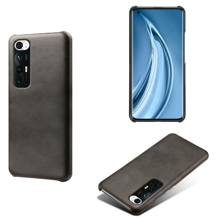 For Xiaomi Mi 10S Calf Texture PC + PU Phone Case