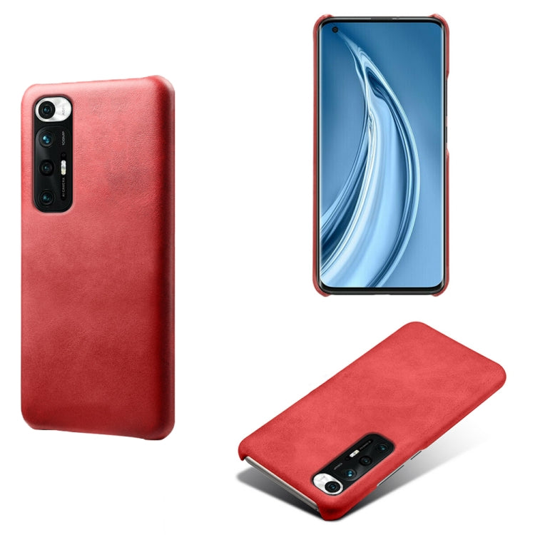 For Xiaomi Mi 10S Calf Texture PC + PU Phone Case