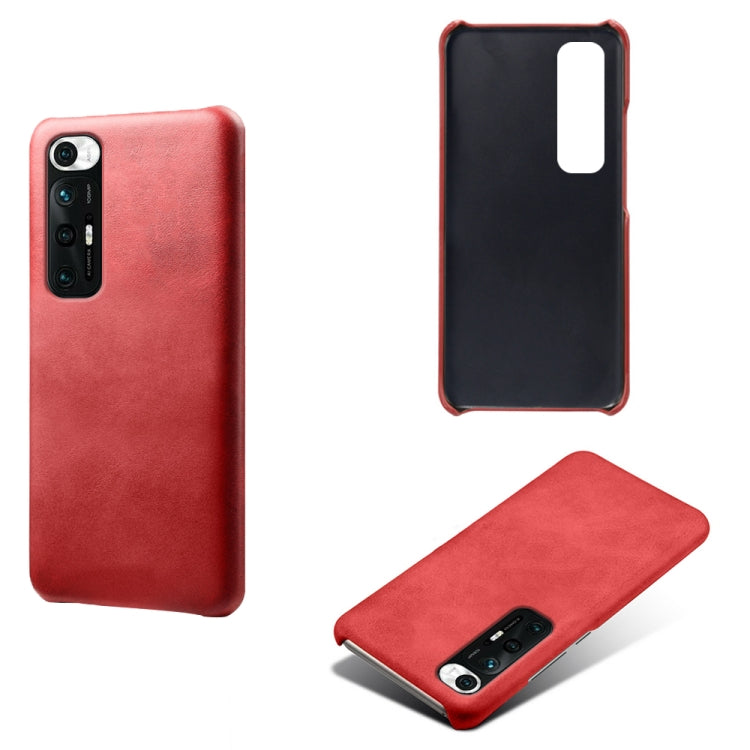 For Xiaomi Mi 10S Calf Texture PC + PU Phone Case