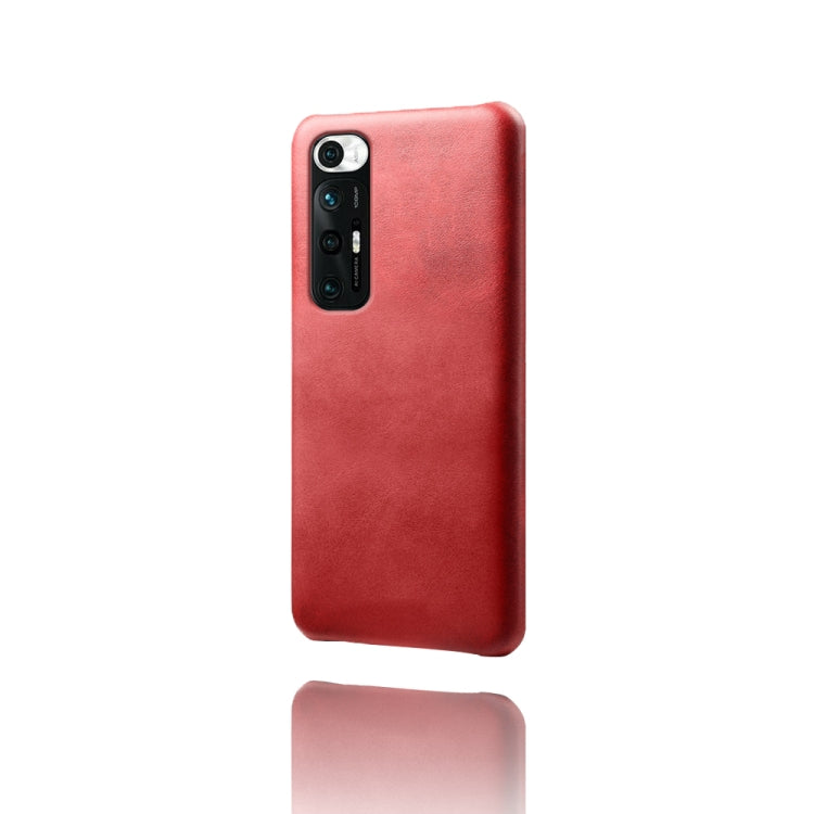 For Xiaomi Mi 10S Calf Texture PC + PU Phone Case