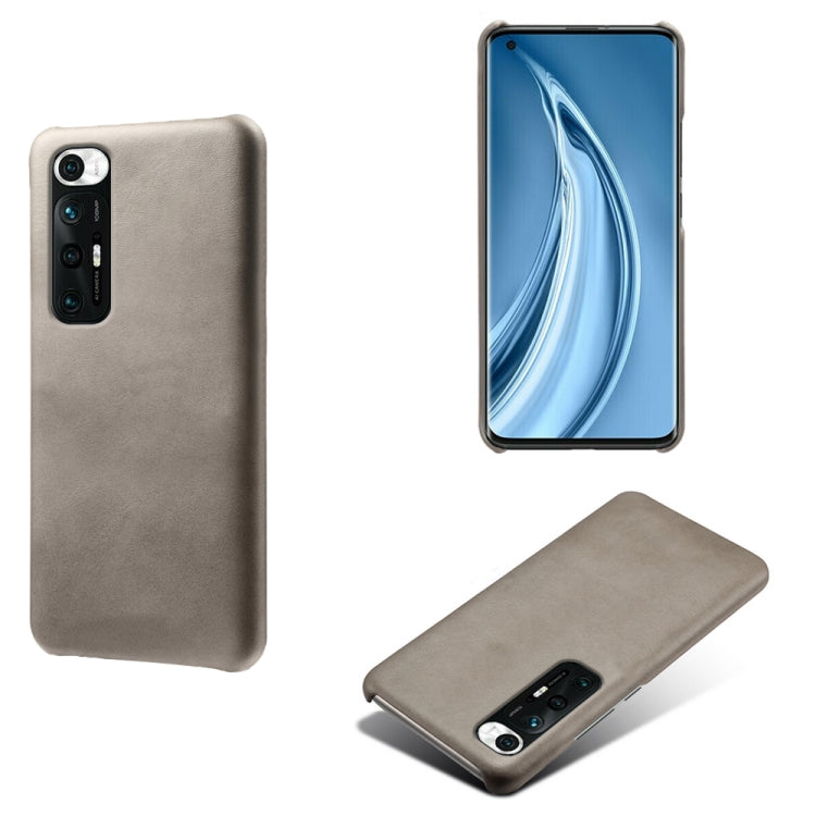For Xiaomi Mi 10S Calf Texture PC + PU Phone Case