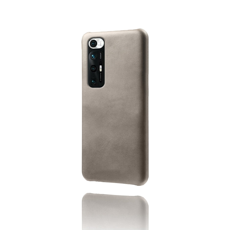 For Xiaomi Mi 10S Calf Texture PC + PU Phone Case