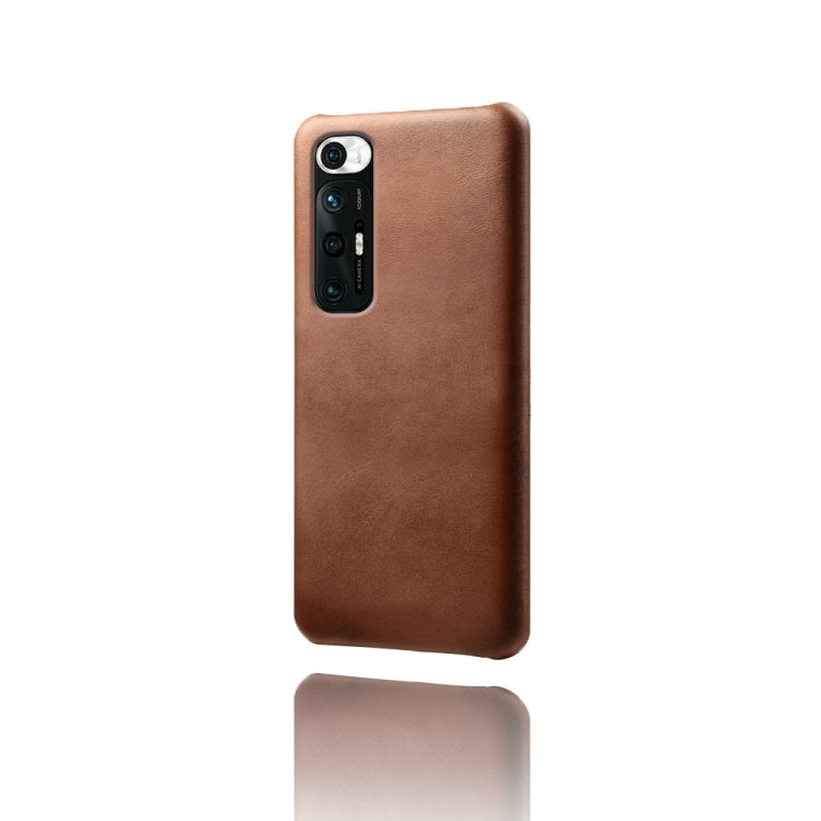 For Xiaomi Mi 10S Calf Texture PC + PU Phone Case