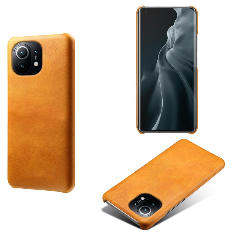 For Xiaomi Mi 11 Calf Texture PC + PU Phone Case