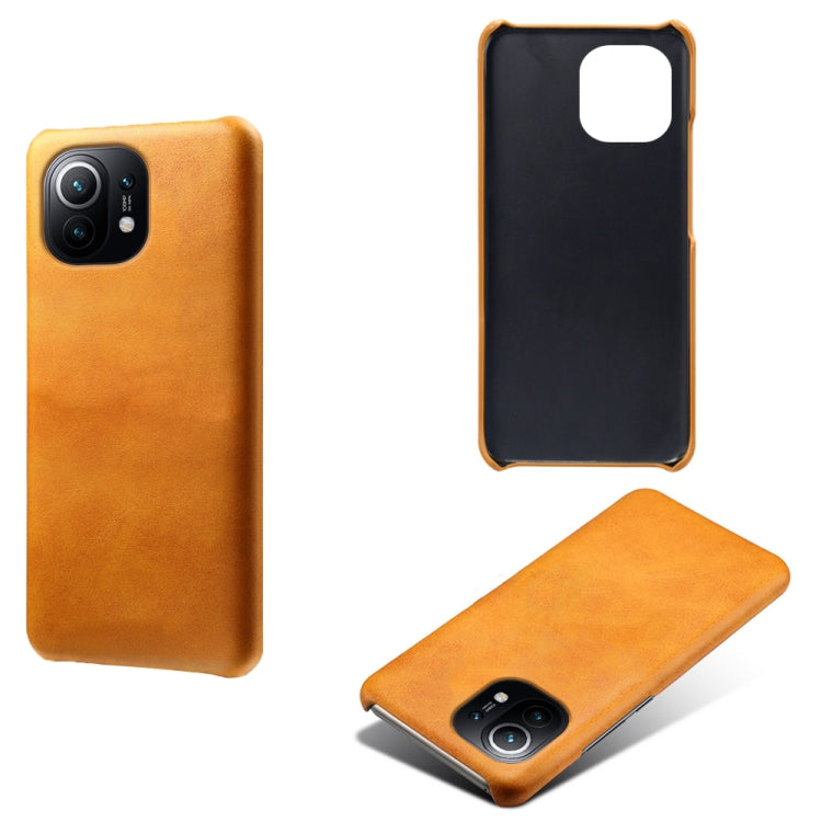 For Xiaomi Mi 11 Calf Texture PC + PU Phone Case