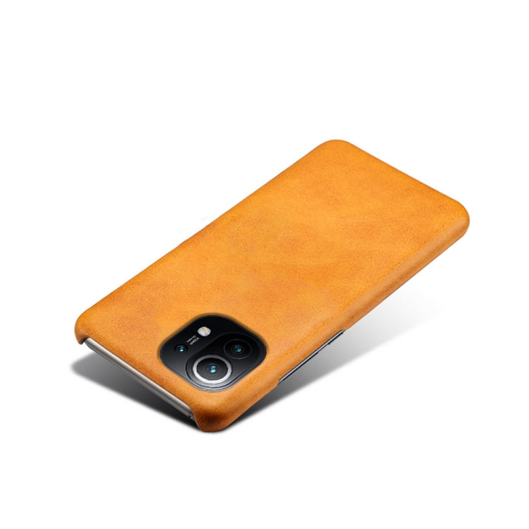 For Xiaomi Mi 11 Calf Texture PC + PU Phone Case