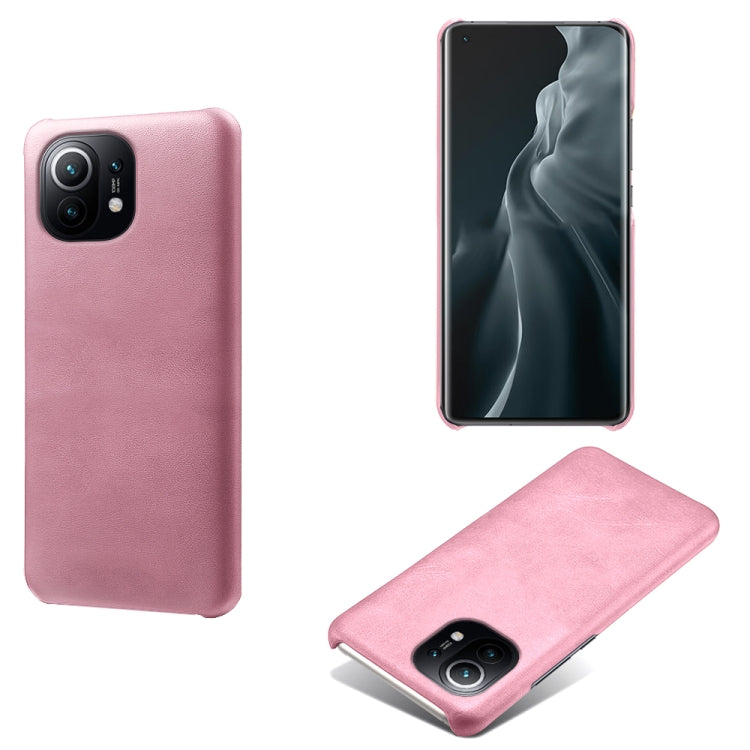 For Xiaomi Mi 11 Calf Texture PC + PU Phone Case