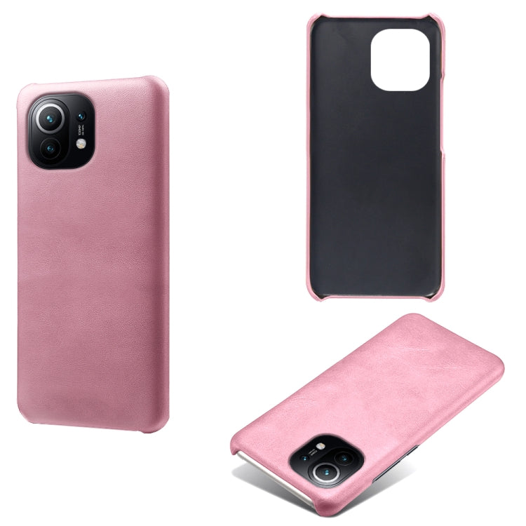 For Xiaomi Mi 11 Calf Texture PC + PU Phone Case