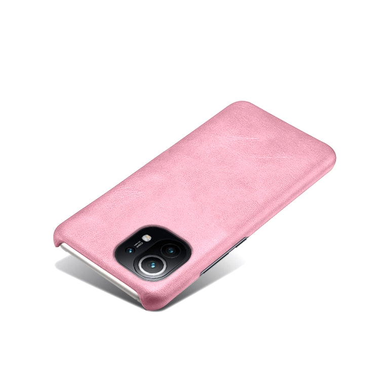For Xiaomi Mi 11 Calf Texture PC + PU Phone Case