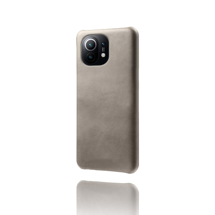 For Xiaomi Mi 11 Calf Texture PC + PU Phone Case