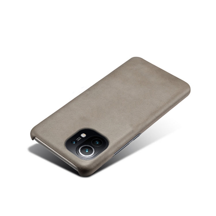 For Xiaomi Mi 11 Calf Texture PC + PU Phone Case