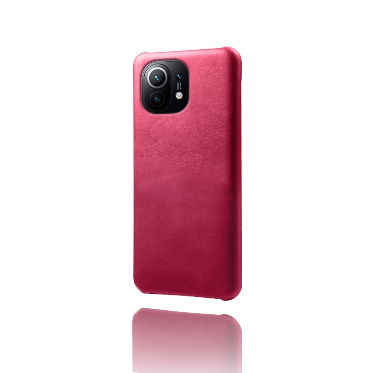 For Xiaomi Mi 11 Calf Texture PC + PU Phone Case