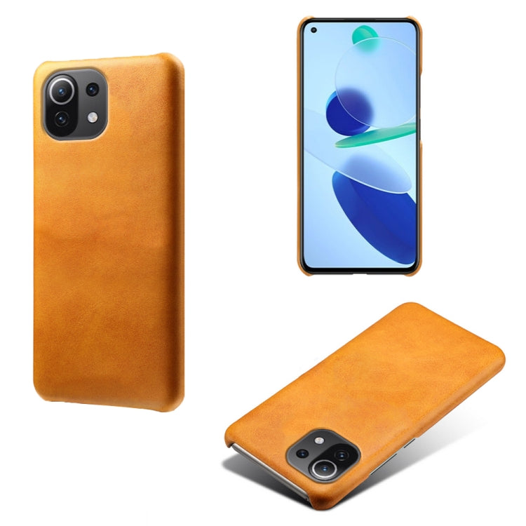 For Xiaomi Mi 11 Lite 5G Calf Texture PC + PU Phone Case