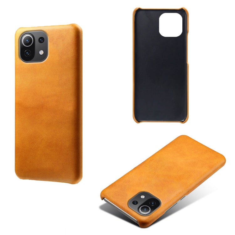 For Xiaomi Mi 11 Lite 5G Calf Texture PC + PU Phone Case