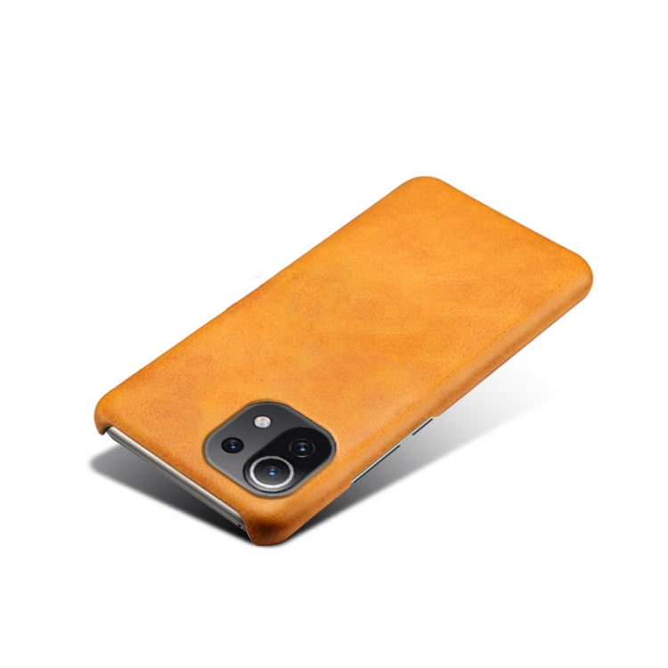 For Xiaomi Mi 11 Lite 5G Calf Texture PC + PU Phone Case
