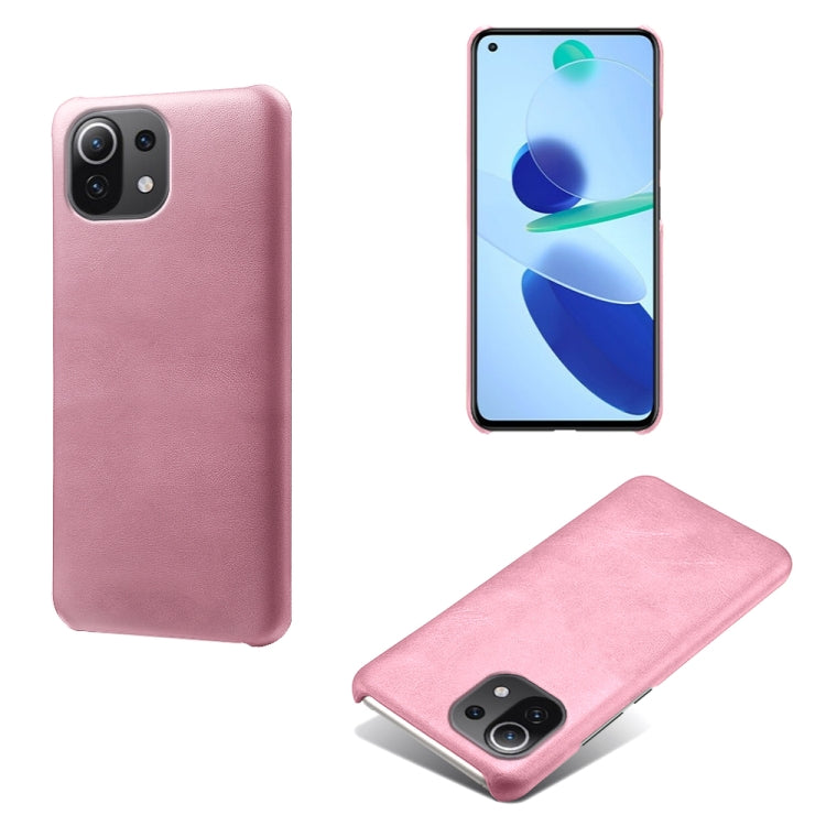 For Xiaomi Mi 11 Lite 5G Calf Texture PC + PU Phone Case