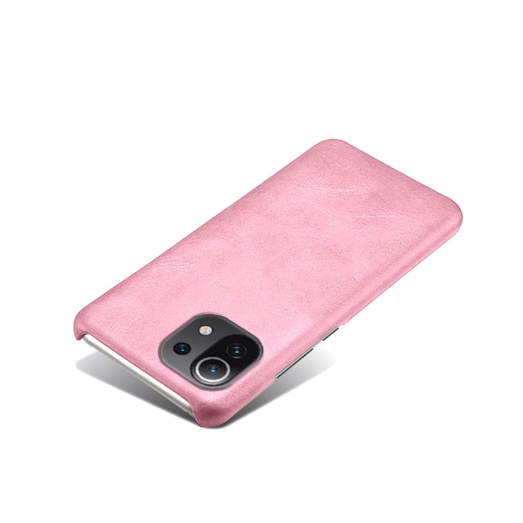For Xiaomi Mi 11 Lite 5G Calf Texture PC + PU Phone Case