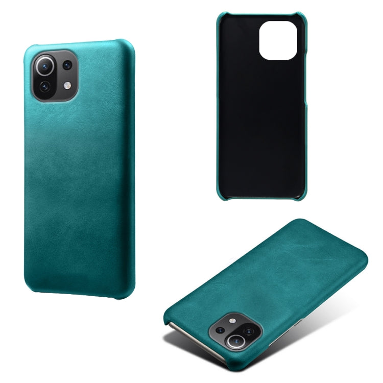 For Xiaomi Mi 11 Lite 5G Calf Texture PC + PU Phone Case