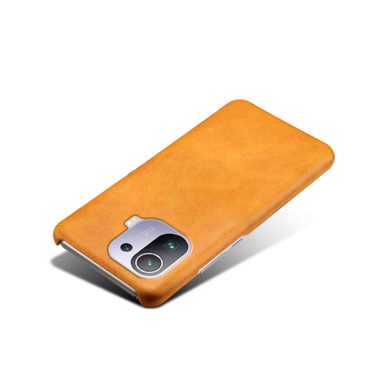 For Xiaomi Mi 11 Pro Calf Texture PC + PU Phone Case