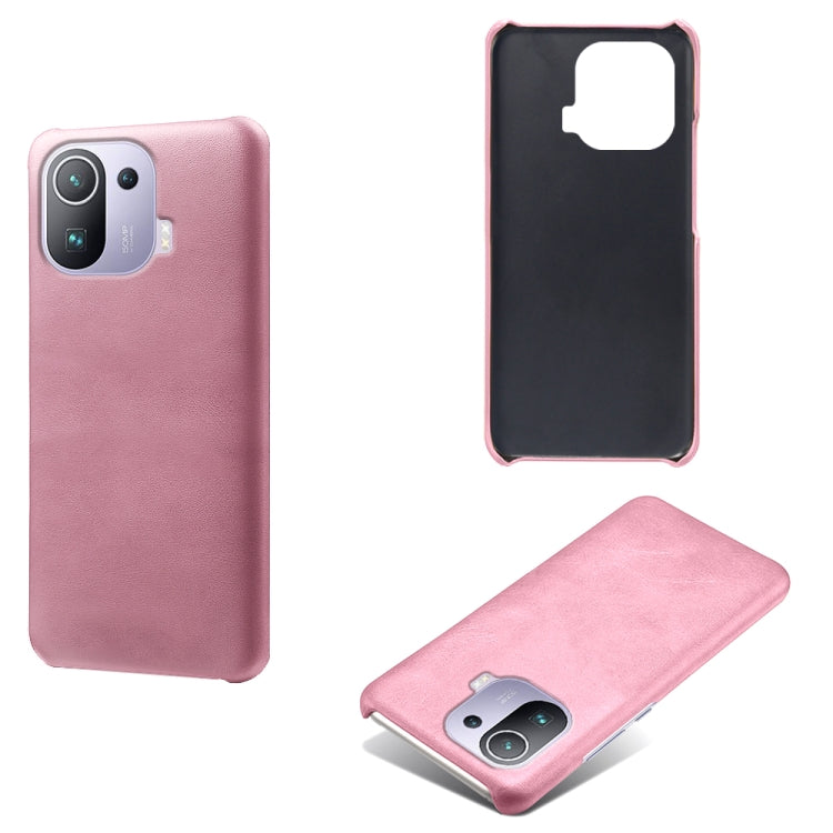 For Xiaomi Mi 11 Pro Calf Texture PC + PU Phone Case