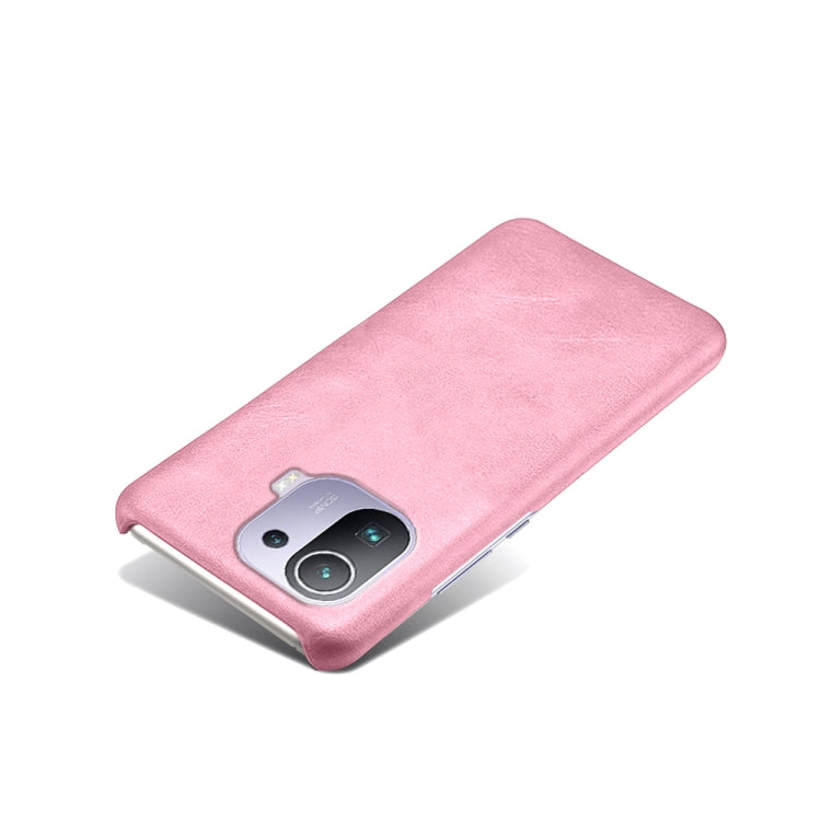 For Xiaomi Mi 11 Pro Calf Texture PC + PU Phone Case