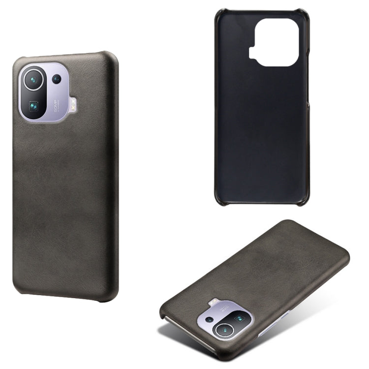 For Xiaomi Mi 11 Pro Calf Texture PC + PU Phone Case