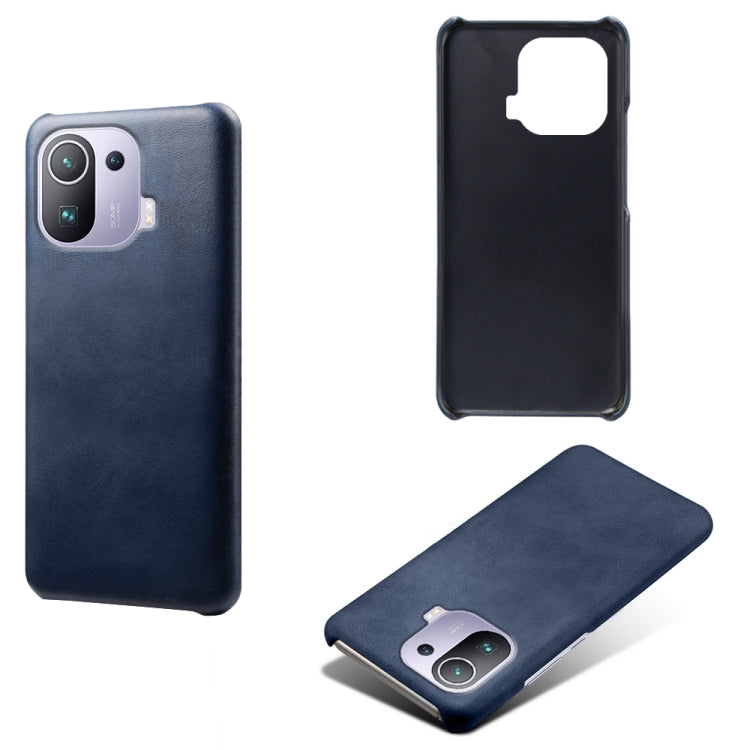 For Xiaomi Mi 11 Pro Calf Texture PC + PU Phone Case