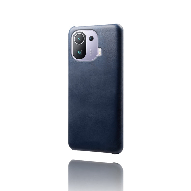 For Xiaomi Mi 11 Pro Calf Texture PC + PU Phone Case