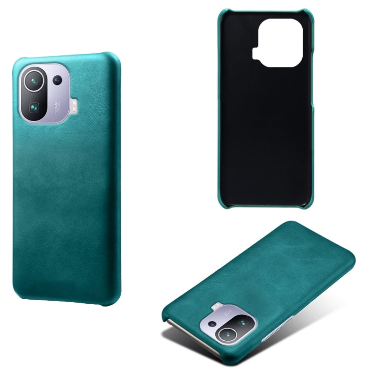 For Xiaomi Mi 11 Pro Calf Texture PC + PU Phone Case