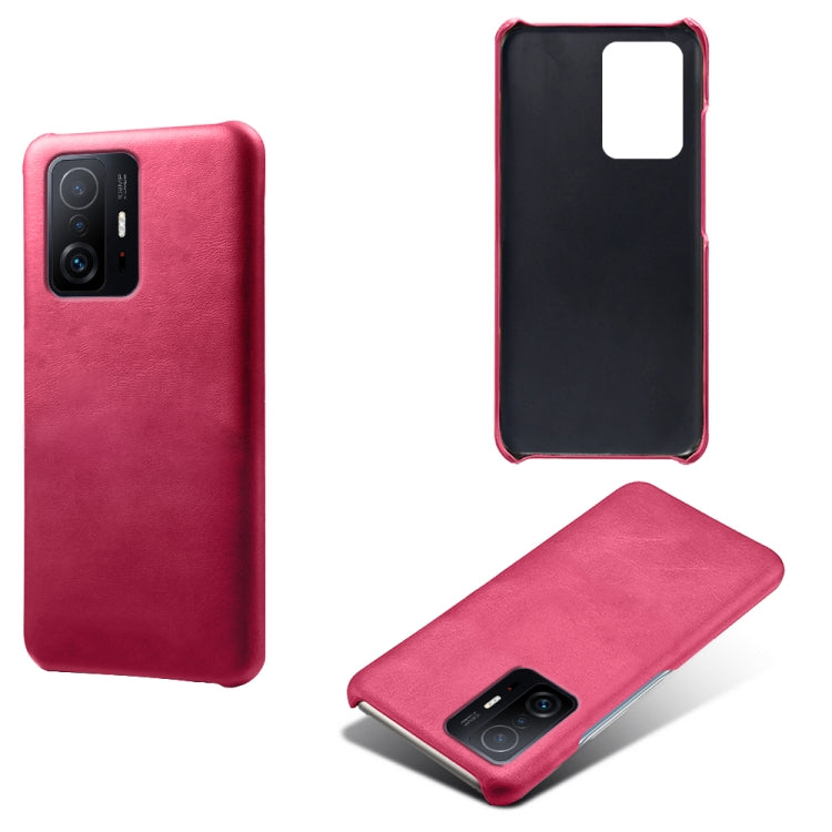 For Xiaomi Mi 11T / 11T Pro Calf Texture PC + PU Phone Case