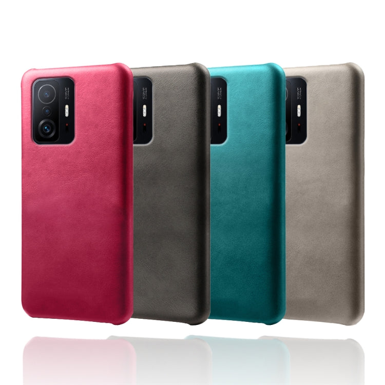 For Xiaomi Mi 11T / 11T Pro Calf Texture PC + PU Phone Case