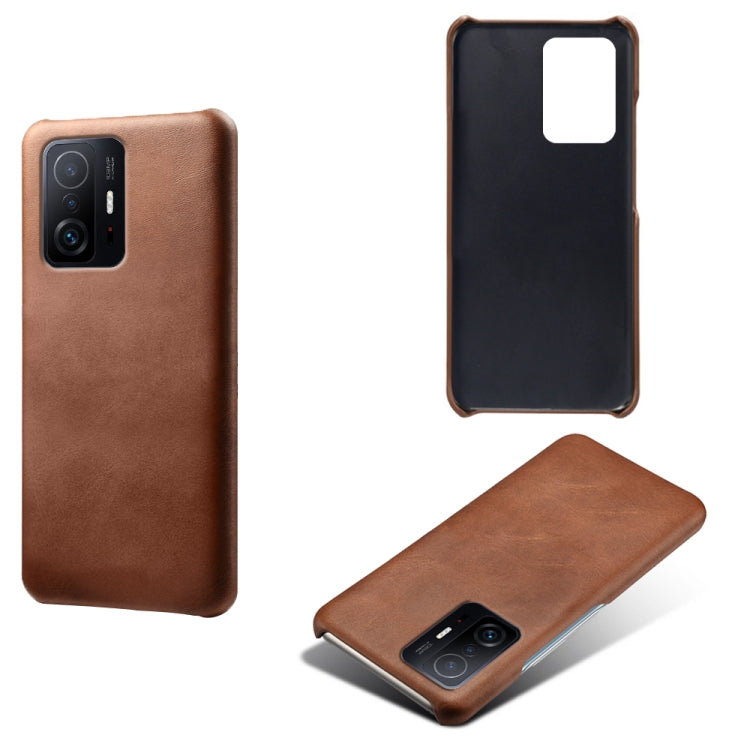 For Xiaomi Mi 11T / 11T Pro Calf Texture PC + PU Phone Case