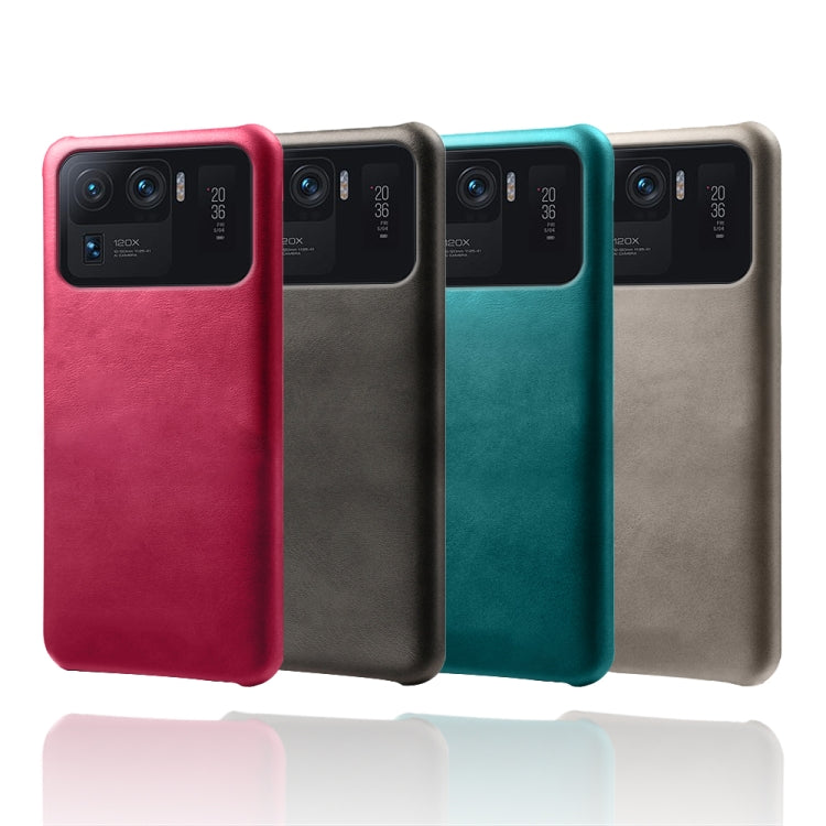 For Xiaomi Mi 11 Ultra Calf Texture PC + PU Phone Case